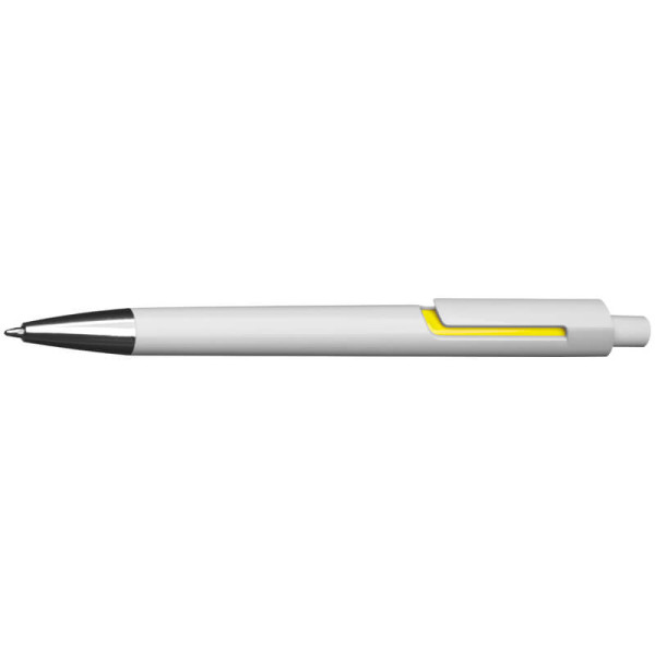 White plastic ball pen