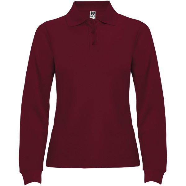 Estrella women's polo shirt with long sleeves