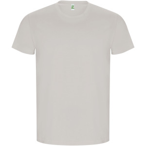Golden men's t-shirt with short sleeves - Reklamnepredmety