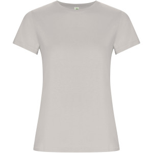 Golden women's t-shirt with short sleeves - Reklamnepredmety