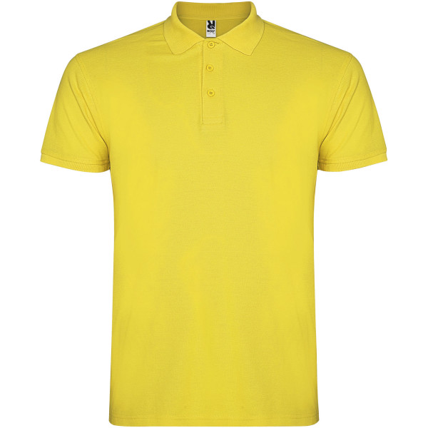 Star men's polo shirt with short sleeves