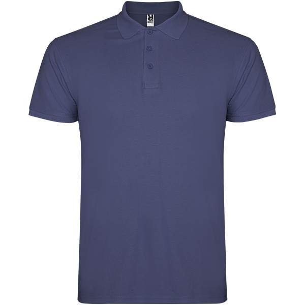 Star men's polo shirt with short sleeves