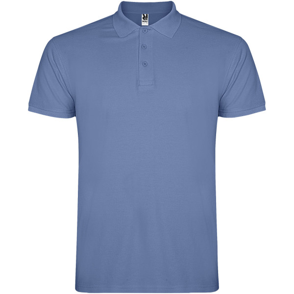 Star men's polo shirt with short sleeves