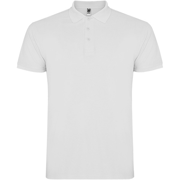 Star men's polo shirt with short sleeves