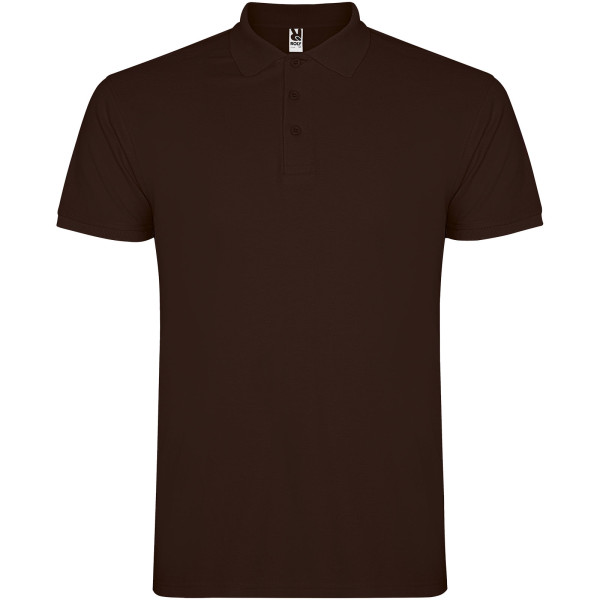 Star men's polo shirt with short sleeves