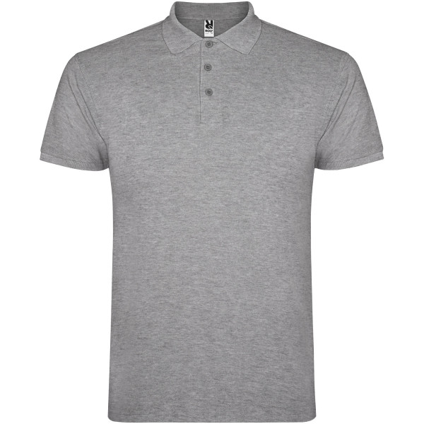 Star men's polo shirt with short sleeves