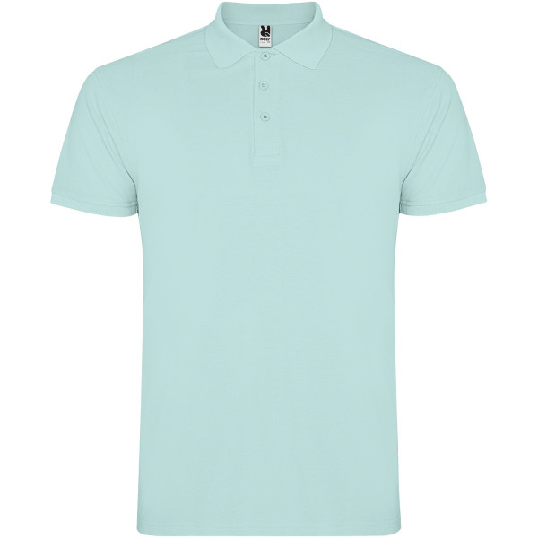 Star men's polo shirt with short sleeves