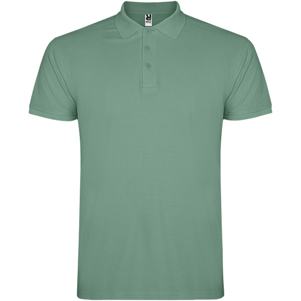 Star men's polo shirt with short sleeves