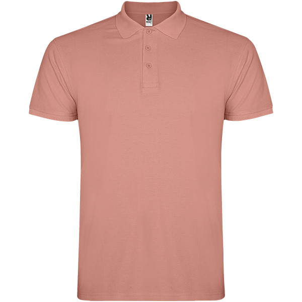 Star men's polo shirt with short sleeves