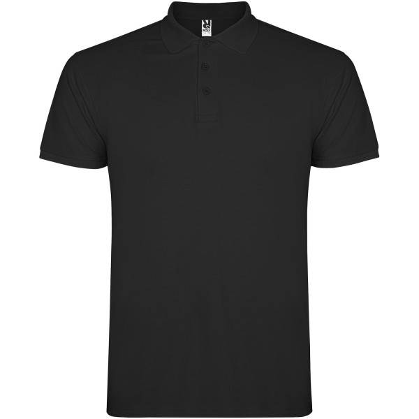 Star men's polo shirt with short sleeves