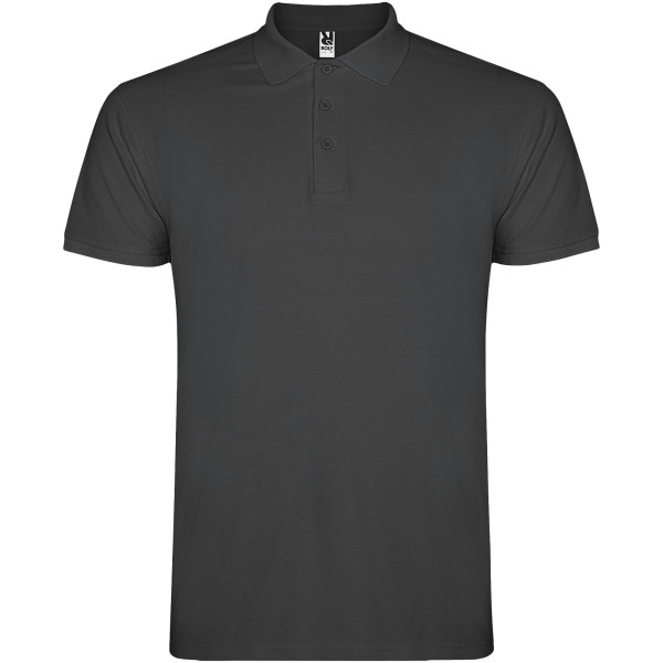 Star men's polo shirt with short sleeves