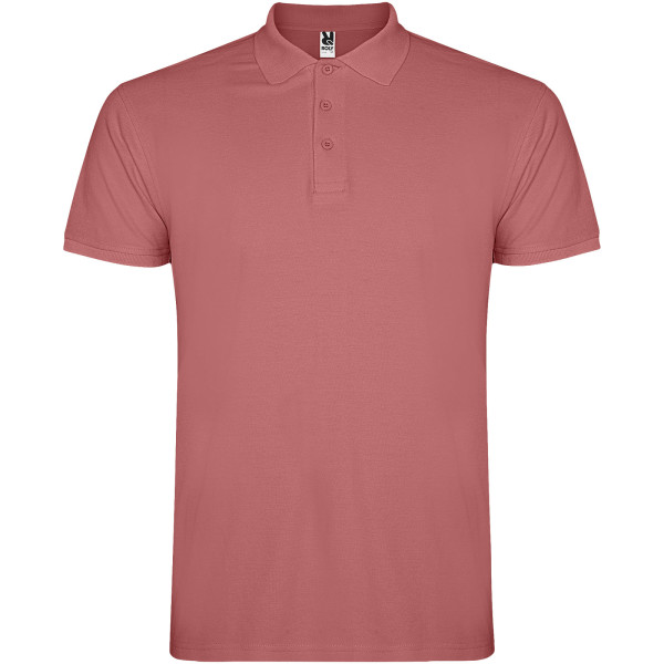 Star men's polo shirt with short sleeves