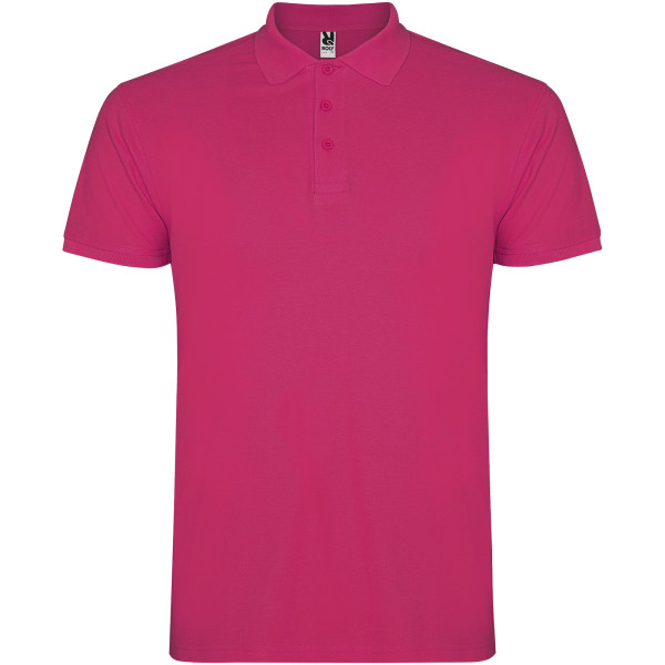 Star men's polo shirt with short sleeves