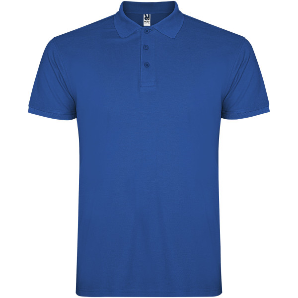 Star men's polo shirt with short sleeves