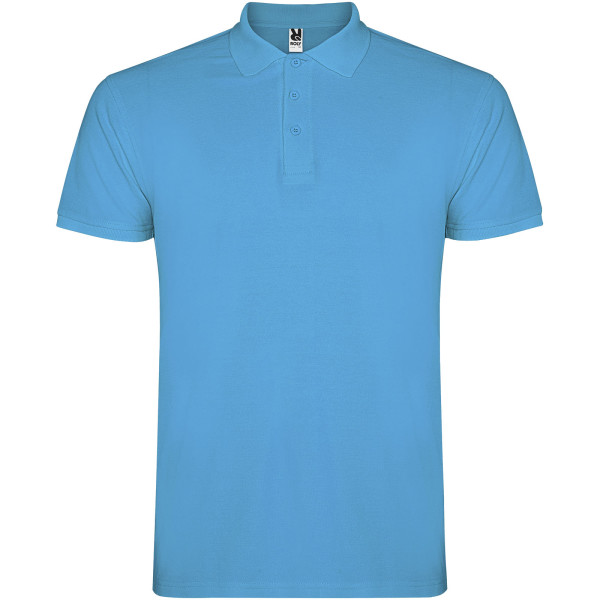 Star men's polo shirt with short sleeves