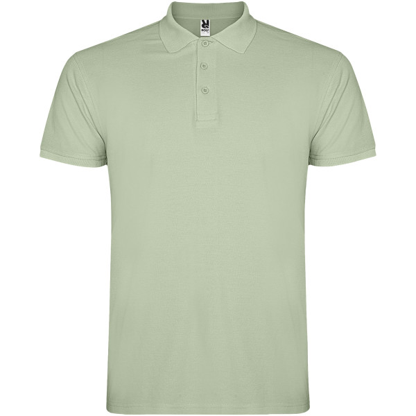 Star men's polo shirt with short sleeves