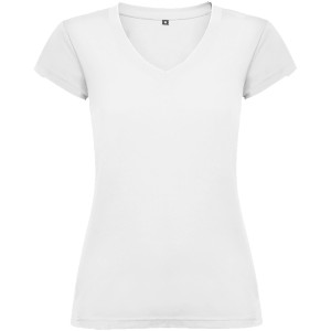 Victoria women's short-sleeved V-neck T-shirt - Reklamnepredmety