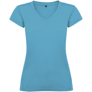 Victoria women's short-sleeved V-neck T-shirt - Reklamnepredmety