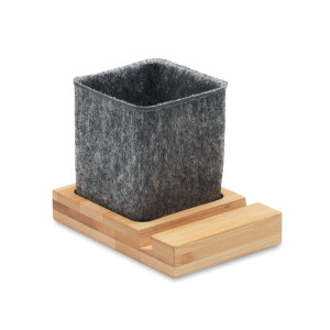 OROSTAN felt RPET pencil and phone stand - Reklamnepredmety