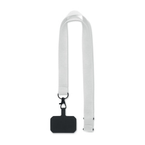 AMESTE polyester lanyard - Reklamnepredmety
