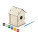 Folding wooden birdhouse PAINTHOUSE - mo2130-40 - variant Mo MO2130-40