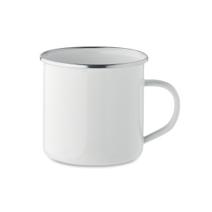 Sublimation metal retro mug PLATEADO L - Reklamnepredmety