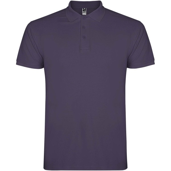 Star men's short-sleeved polo shirt