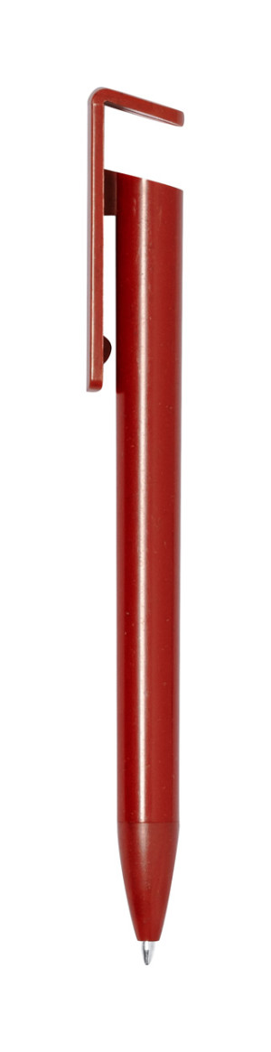 Polus ballpoint pen with mobile phone stand - Reklamnepredmety