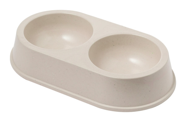 Tremony double bowl for a dog