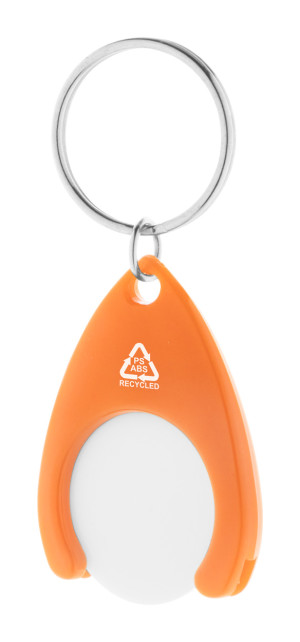 Neppy RABS key fob with trolley token - Reklamnepredmety