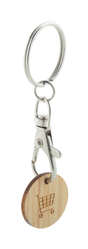 Boomarket key fob with cart token - Reklamnepredmety