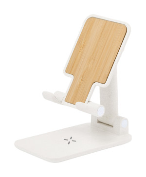 Bisop mobile phone stand with wireless charger - Reklamnepredmety