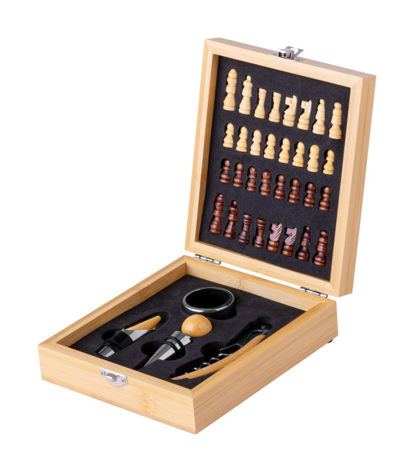 Paluk chess with wine set