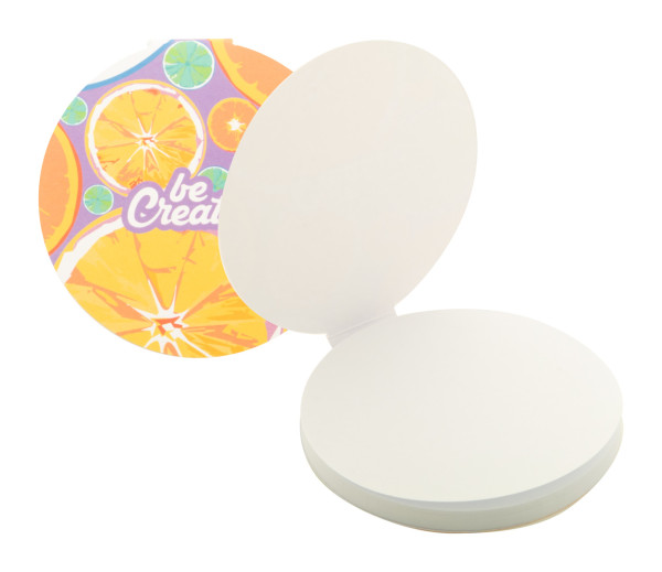CreaStick Circle notepad with self-adhesive notes to order