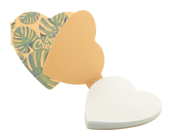 CreaStick Heart Eco pad with self-adhesive tickets to order