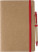 Notebook A5, unlined, 60 sheets and pen - zapisnik-a5-nelinkovany-60listu-cervena-gumicka-b4006102pk2 - variant