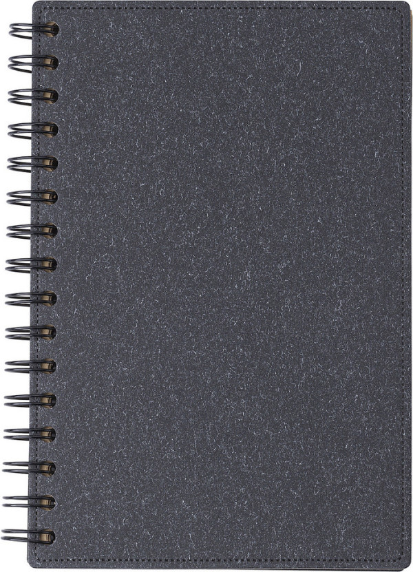 Lined ring notebook