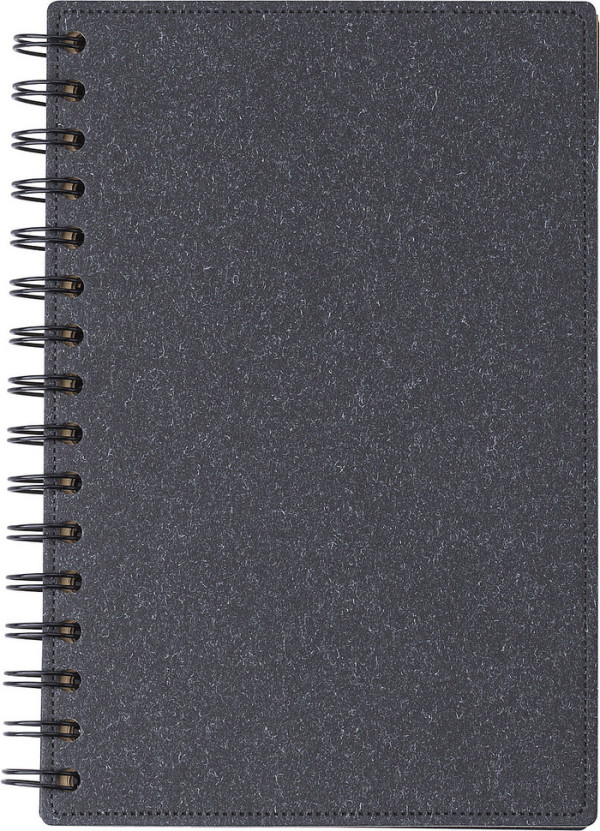 Lined ring notebook