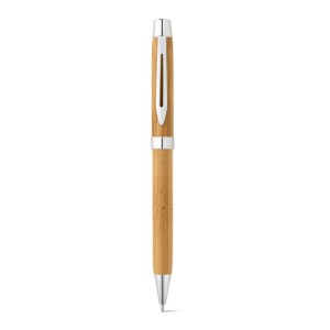 BAHIA. Bamboo ballpoint pen with rotating mechanism - Reklamnepredmety