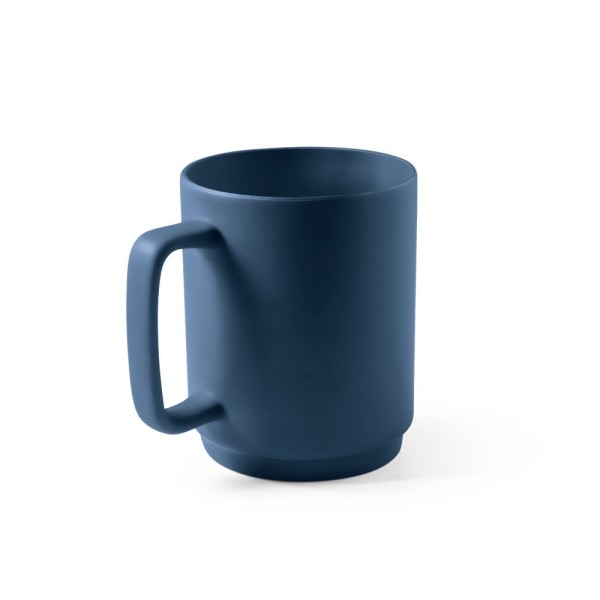 MIGHTY. Ceramic mug with a cylindrical body