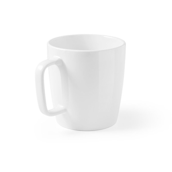DHONI WHITE. Ceramic mug 450 ml