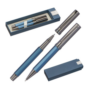 Blue Mark Twain writing set - Reklamnepredmety