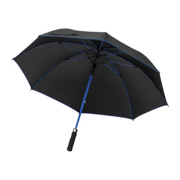 Black umbrella with a colored frame