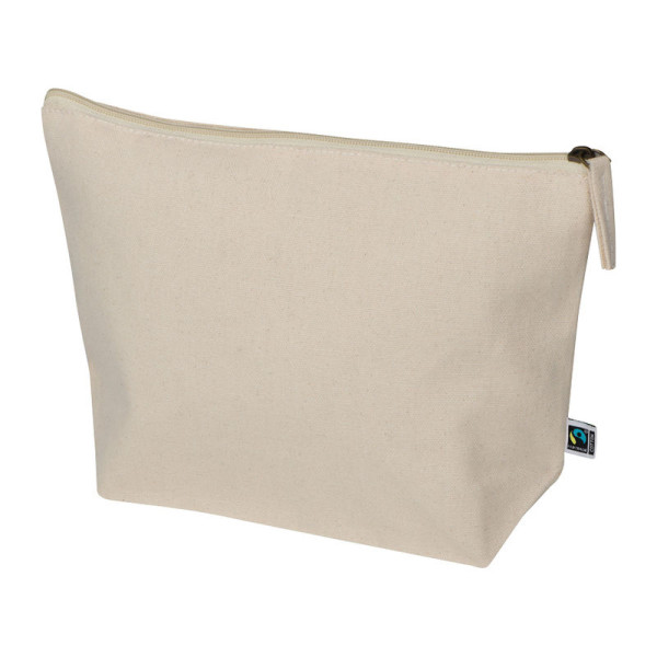 Fairtrade cotton cosmetic bag