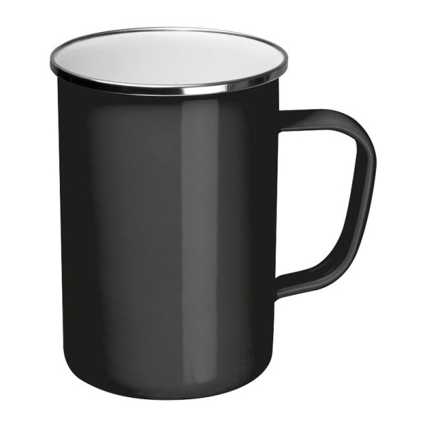 Large enamel mug