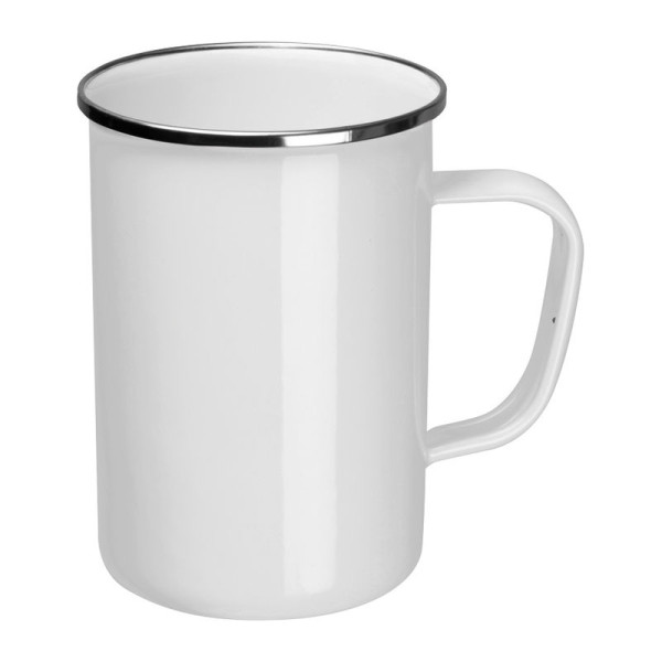 Large enamel mug