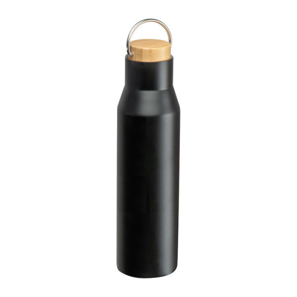 Drinking bottle made of recycled steel