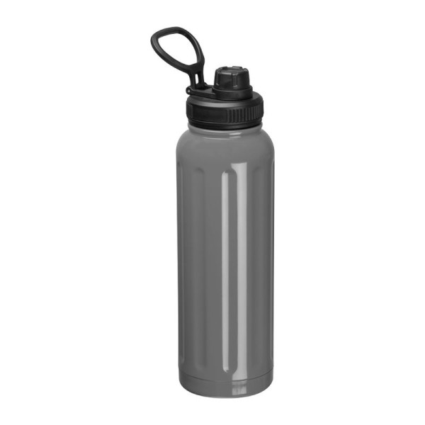 Large metal drinking bottle with a volume of 1200 ml