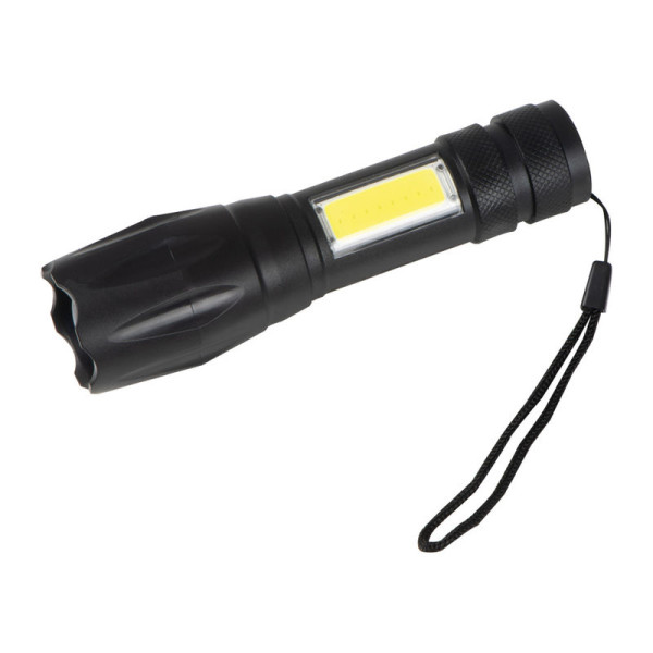 Flashlight with rechargeable battery