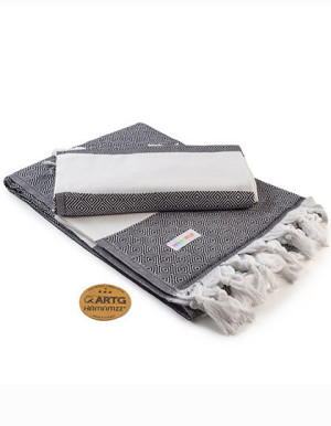 Hamamzz® Marmaris DeLuxe Towel, 100 x 180 cm - Reklamnepredmety